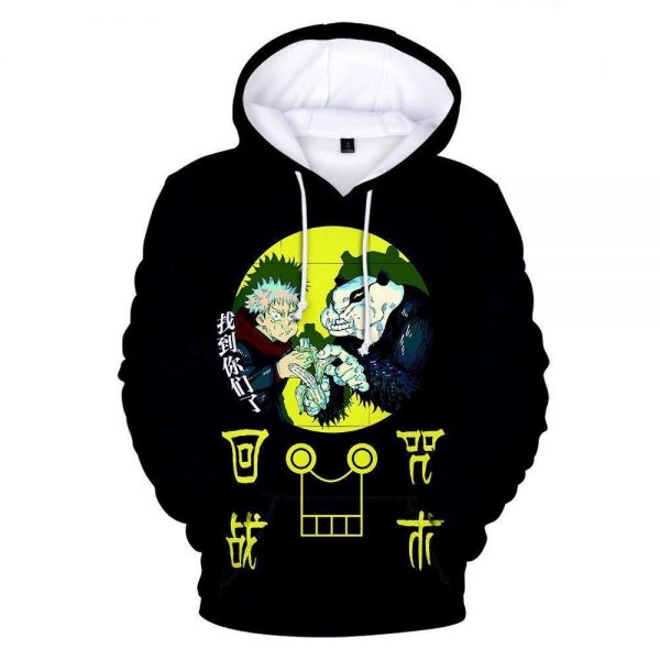 Jujutsu Kaisen sweatshirt Yuji X Panda JMS2812