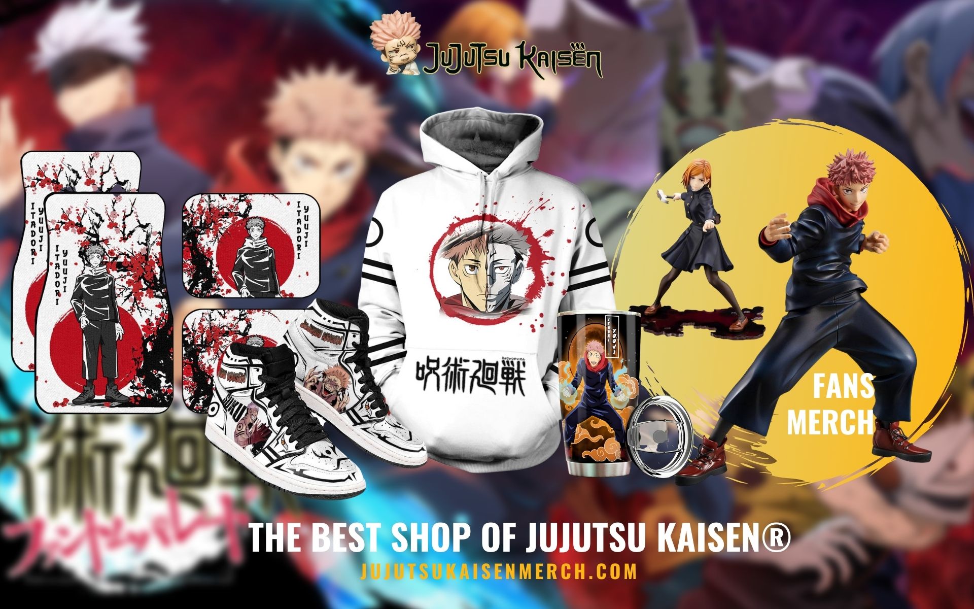 Jujutsu Kaisen Store Merch Web Banner - Jujutsu Kaisen Merch