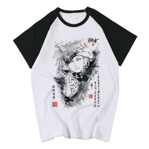 T-shirt Jujutsu Kaisen Gojo Satoru Calligraphy JMS2812